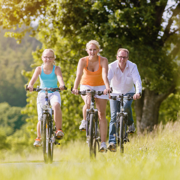 Beliebter Stopp für Radfahrer am Ortsrand von Königsbrunn
